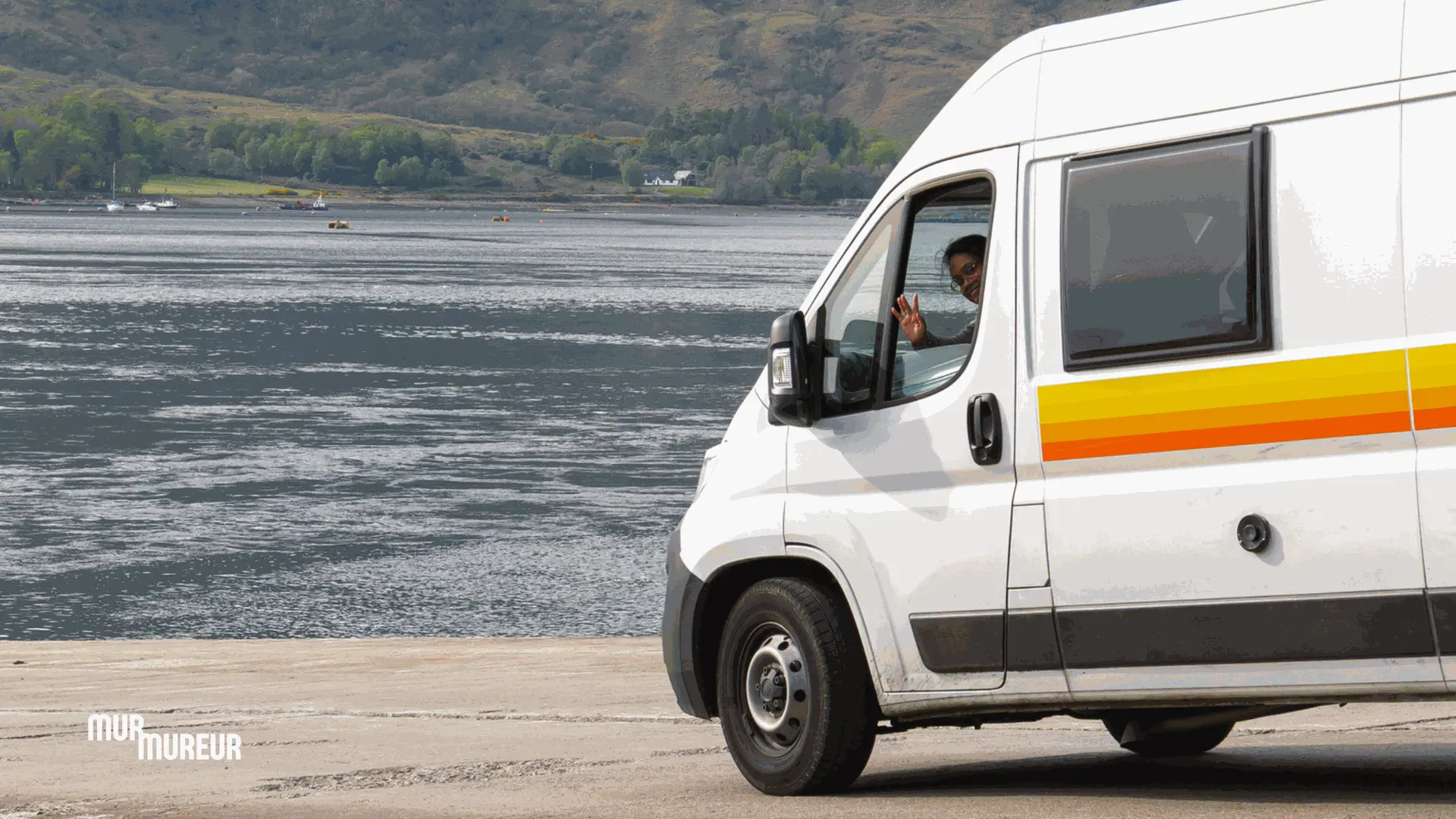 Mélusine dans le van