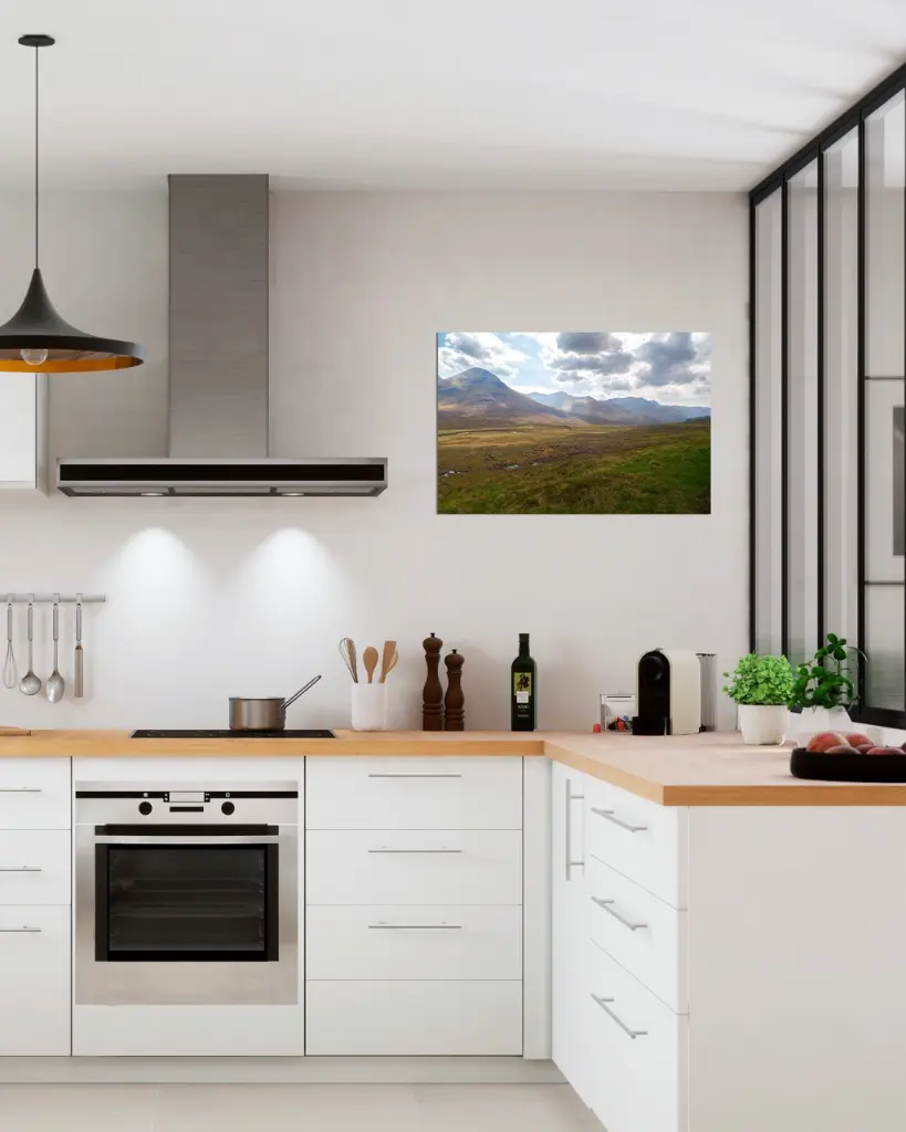 Eilean_donan_vallee_scotland_aluminium_4_encadre_cuisine_moderne_industriel.webp
