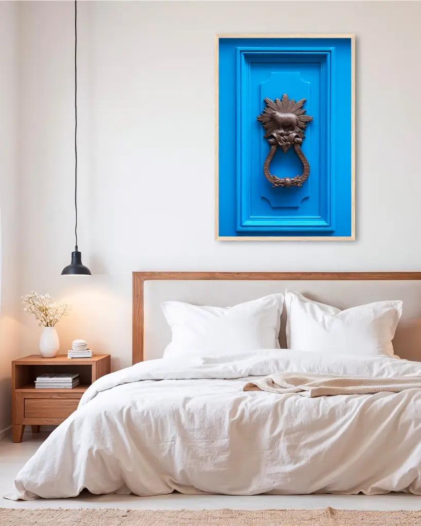 Porte_Bleu_Mouton_poster_cadre_5_chambre_scandinave_moderne.webp