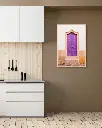 Porte_violet_poster_encadre_cuisine_moderne.webp