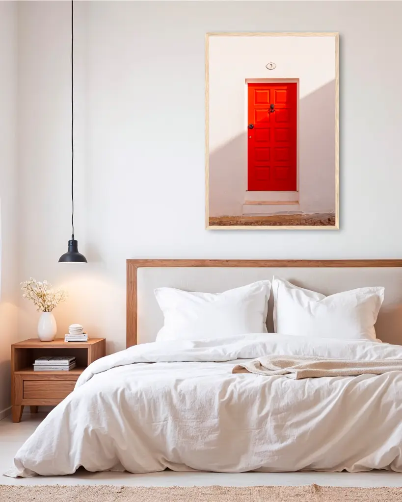 Porte_Rouge_poster_cadre_5_chambre_scandinave_moderne.webp