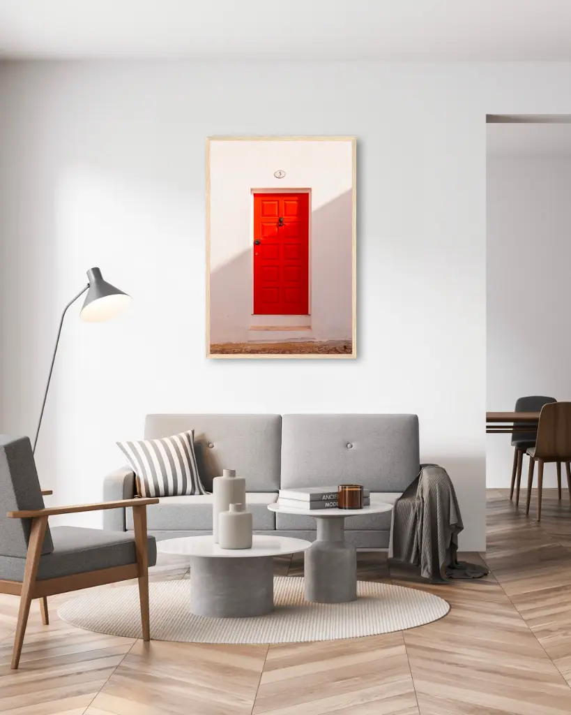 Porte_Rouge_poster_cadre_6_salon_gris_tissus_moderne.webp
