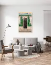 Porte_Verte_Art+Nouveau_poster_cadre_6_salon_gris_tissus_moderne.webp