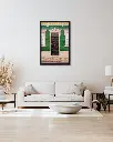 Porte_Verte_Art+Nouveau_toile_cadre_6_salon_beige_tissus_moderne.webp