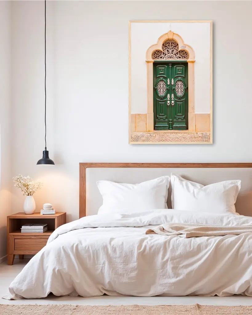 Porte_Verte_Estoi_poster_cadre_5_chambre_scandinave_moderne.webp