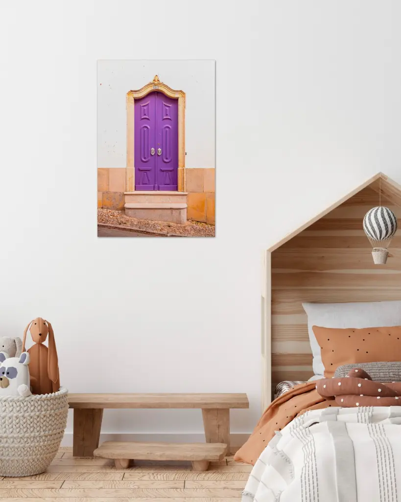 Porte_violet_fine art_5_chambre_enfant_scandinave_moderne.webp
