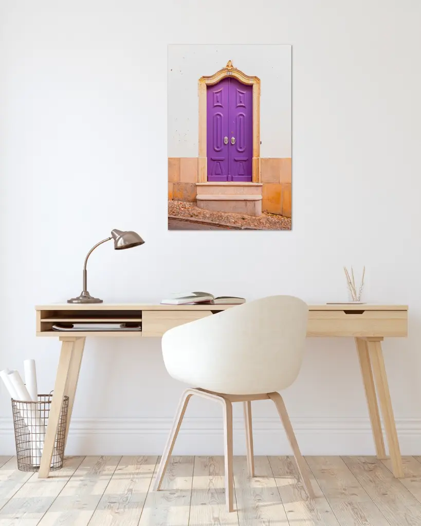 Porte_violet_fine art_6_bureau_scandinave_moderne.webp