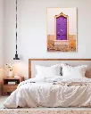 Porte_violet_poster_cadre_5_chambre_scandinave_moderne.webp