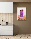 Porte_violet_poster_cadre_4_cuisine_moderne.webp