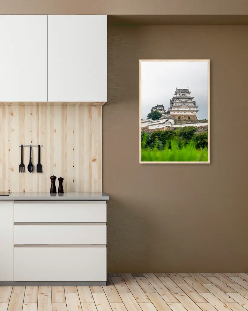 Château_Himeji_poster_cadre_4_cuisine_moderne.webp