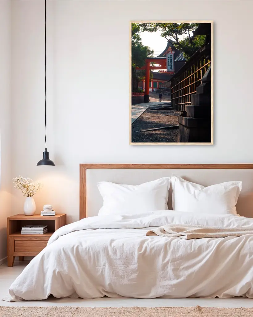 Temple_Inari_Kyoto_Papi_poster_cadre_5_chambre_scandinave_moderne.webp