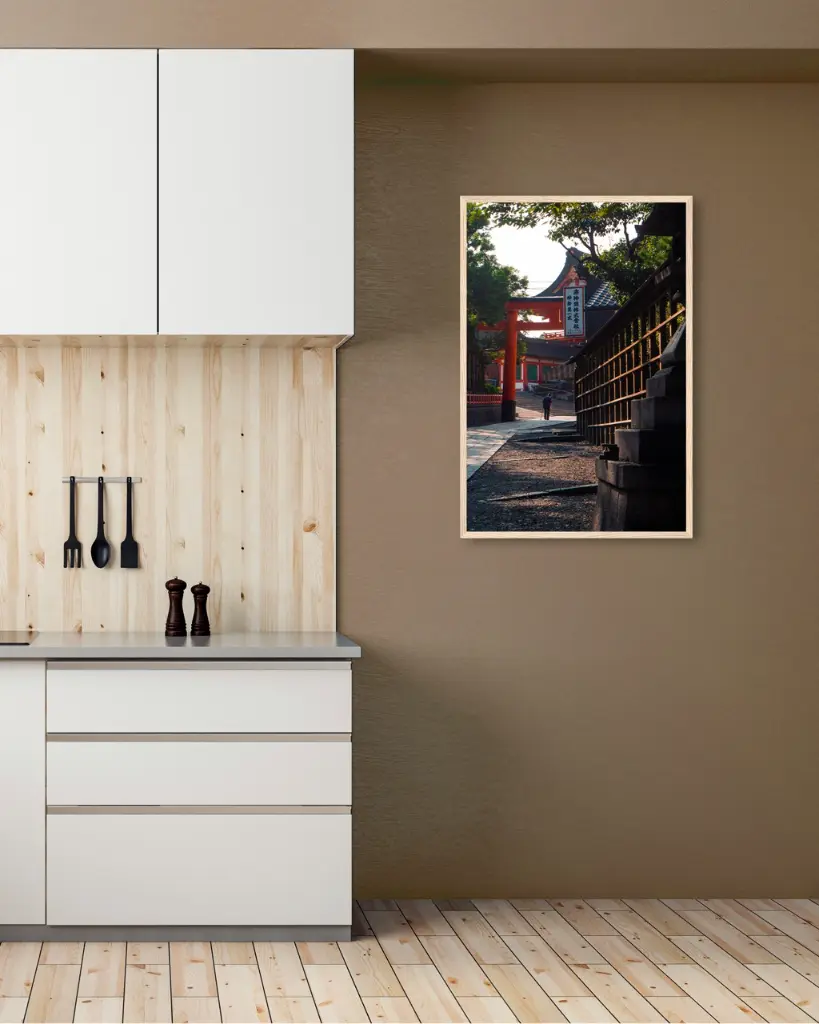 Temple_Inari_Kyoto_Papi_poster_cadre_4_cuisine_moderne.webp