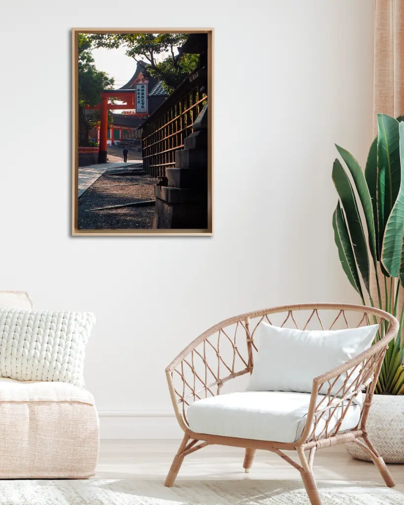 Temple_Inari_Kyoto_Papi_toile_cadre_4_salon_osier.webp