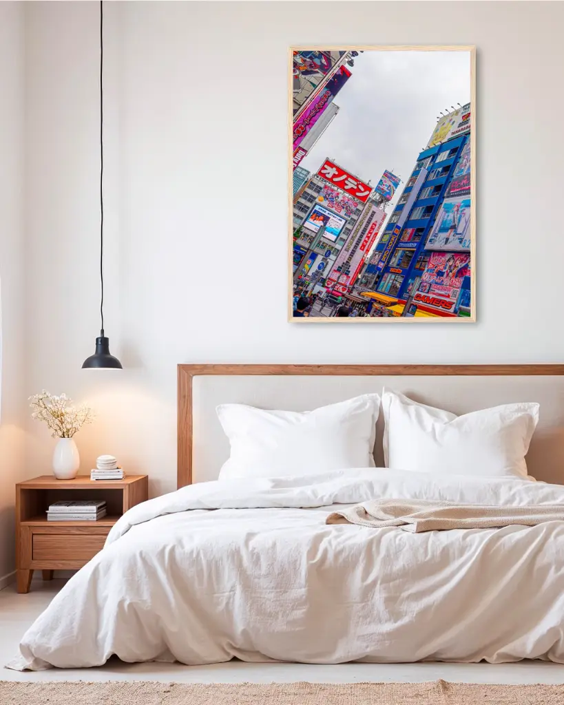 Tokyo_Publicité_poster_cadre_5_chambre_scandinave_moderne.webp
