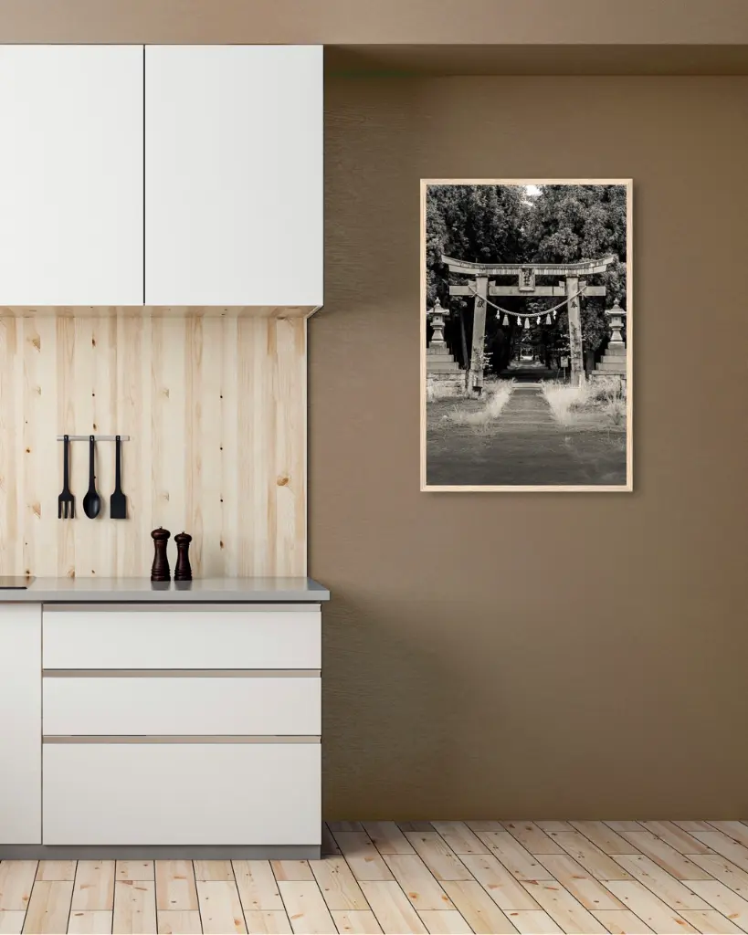 Temple_Torii_Kochi_poster_cadre_4_cuisine_moderne.webp