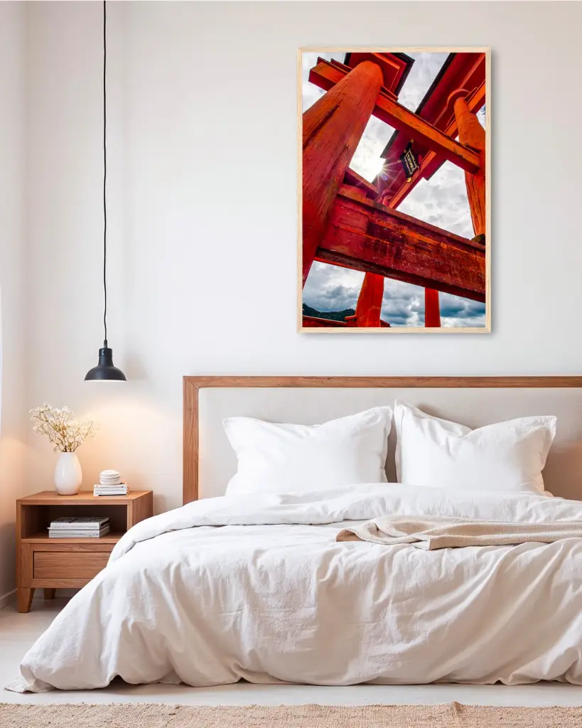 Torii_Miyajima_contre-jour_poster_cadre_5_chambre_scandinave_moderne.webp