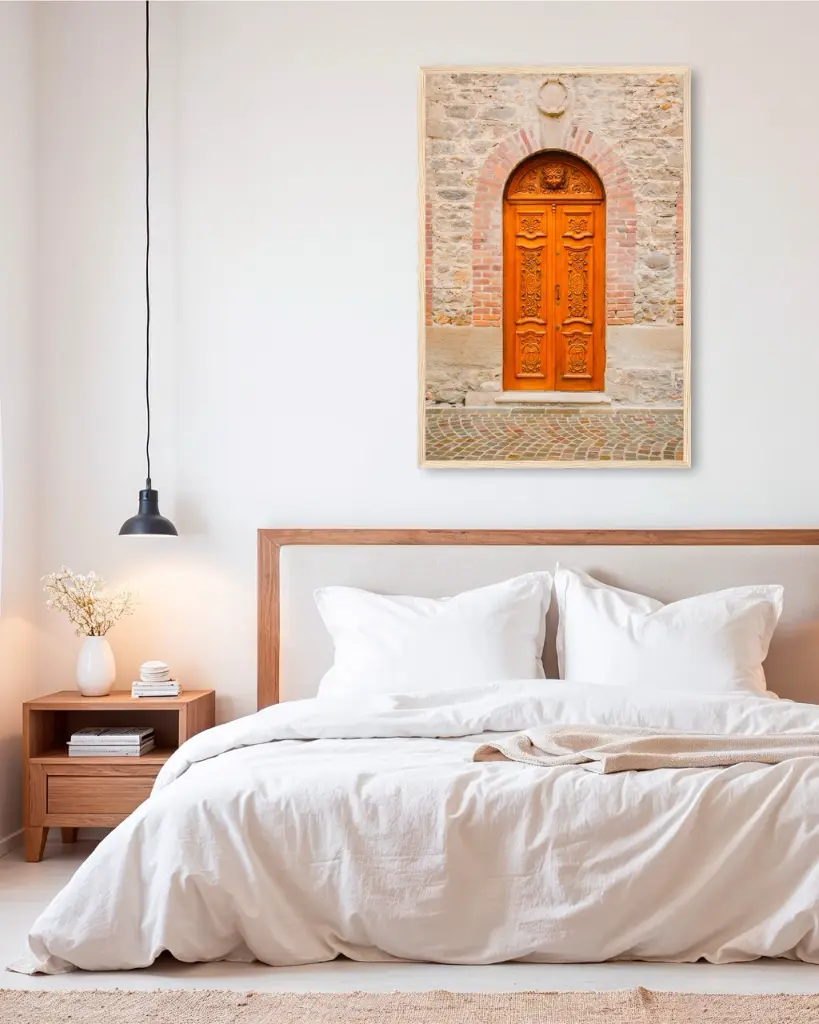 Porte_St Galmier_poster_encadre_chambre_scandinave_moderne.webp