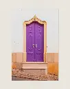 Photographie Porte Violette – Portugal - Tirage d'art (21x29.7 cm - 8x12_).webp