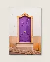 Photographie Porte Violette – Portugal - Toile (20x30 cm - 8x12″, Slim).webp