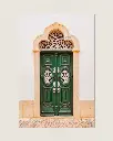 Porte verte au Portugal - Aluminium (20x30 cm - 8x12″).webp