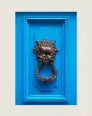 Porte bleue à Londres - Tirage d'art (21x29.7 cm - 8x12_).webp