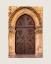 Porte médiévale – Dubrovnik, Croatie - Aluminium (20x30 cm - 8x12″).webp
