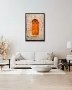 Porte_St Galmier_toile_encadre_salon_beige_tissus_moderne.webp