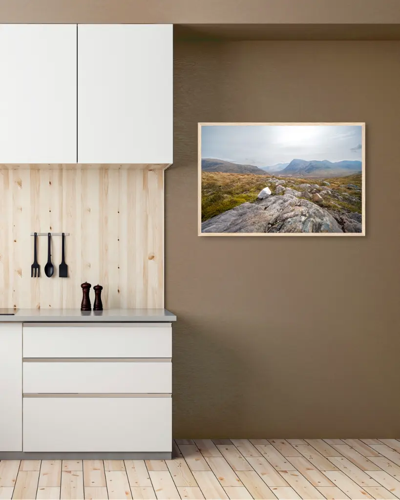 Glencoe_vallee_rocher_montagne_sctoland_poster_cadre_3_cuisine_moderne.webp