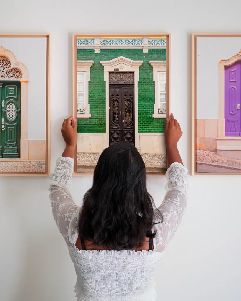 Porte_Verte_Art+Nouveau_toile_encadre_femme_mur.webp