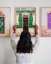 Porte_Verte_Art+Nouveau_toile_encadre_femme_mur.webp