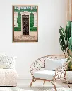 Porte_Verte_Art+Nouveau_toile_encadre_salon_osier.webp