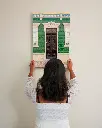 Porte_Verte_Art+Nouveau_toile_femme_mur.webp