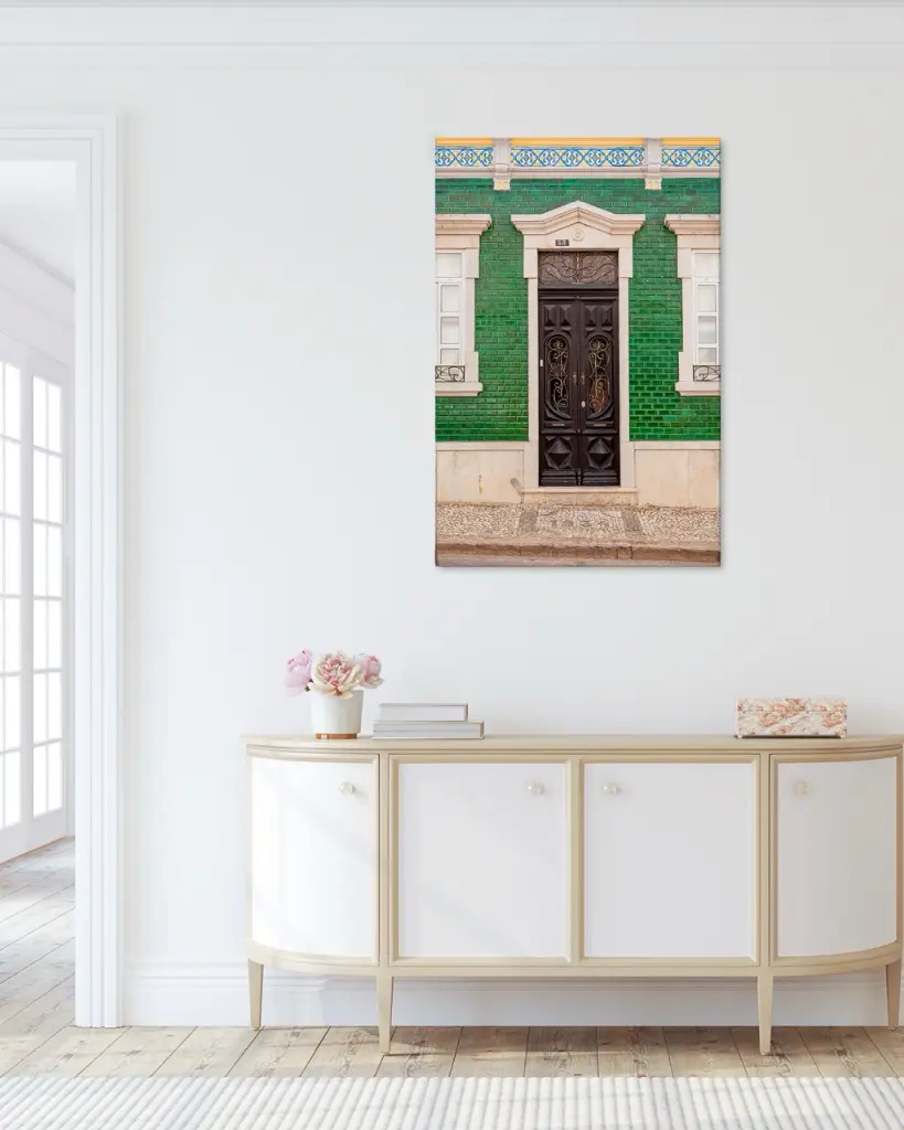 Porte_Verte_Art+Nouveau_toile_couloir_ancien.webp