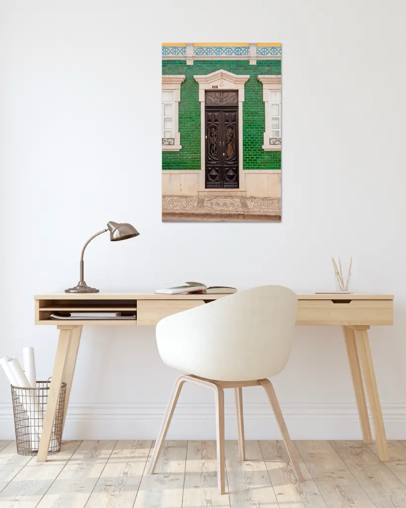 Porte_Verte_Art+Nouveau_poster_bureau_scandinave_moderne.webp