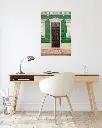 Porte_Verte_Art+Nouveau_poster_bureau_scandinave_moderne.webp