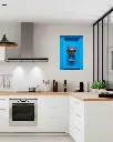 Porte_Bleu_Mouton_aluminium_encadre_cuisine_moderne_industriel.webp