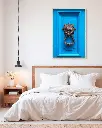 Porte_Bleu_Mouton_poster_encadre_chambre_scandinave_moderne.webp