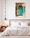 Porte_Bleu_Agenais_poster_encadre_chambre_scandinave_moderne.webp
