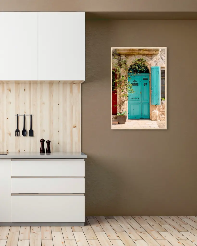 Porte_Bleu_Agenais_poster_encadre_cuisine_moderne.webp