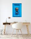 Porte_Bleu_Mouton_poster_bureau_scandinave_moderne.webp