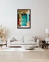 Porte_Bleu_Agenais_toile_encadre_salon_beige_tissus_moderne.webp