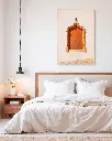 Porte_Tiny Door_Marron_poster_encadre_chambre_scandinave_moderne.webp