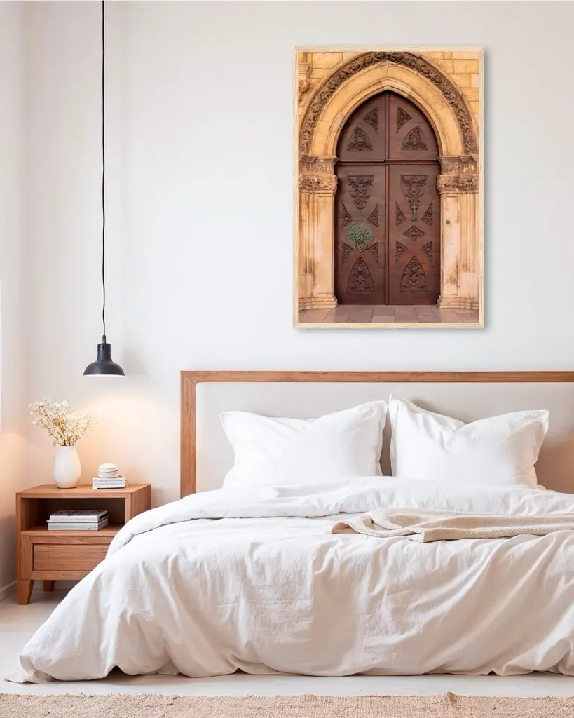 Porte_Dubrovnik_poster_encadre_chambre_scandinave_moderne.webp