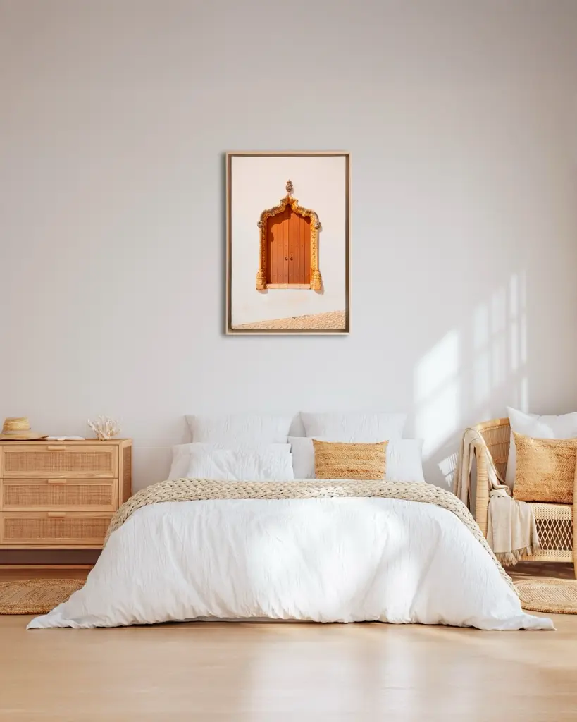 Porte_Tiny Door_Marron_toile_encadre_chambre_osier.webp