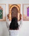 Porte_Dubrovnik_toile_encadre_femme_mur.webp
