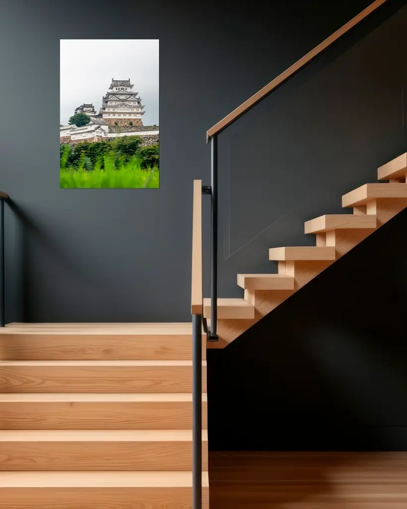 Château_Himeji_aluminium_5_escalier_bois_moderne.webp