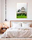 Château_Himeji_poster_cadre_5_chambre_scandinave_moderne.webp