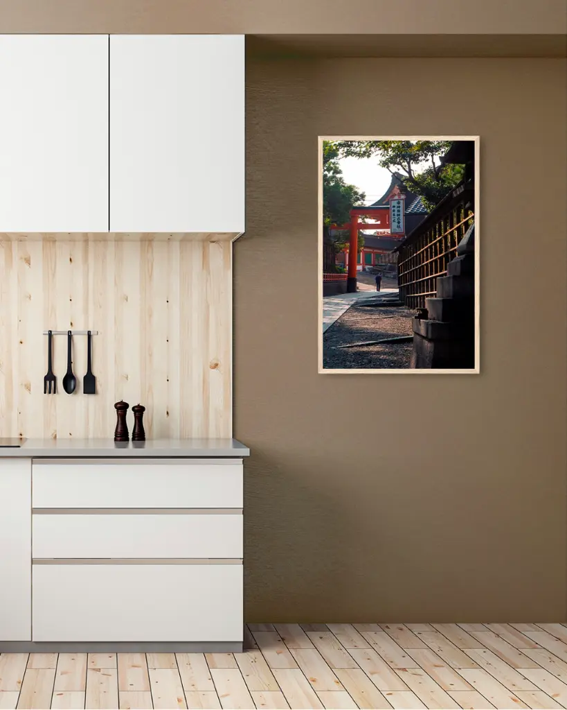 Temple_Inari_Kyoto_Papi_poster_cadre_4_cuisine_moderne.webp