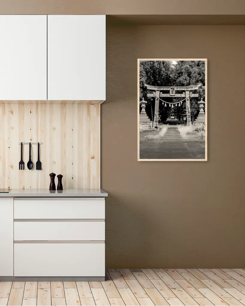 Temple_Torii_Kochi_poster_cadre_4_cuisine_moderne.webp