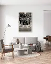 Temple_Torii_Kochi_poster_cadre_2_salon_gris_tissus_moderne.webp